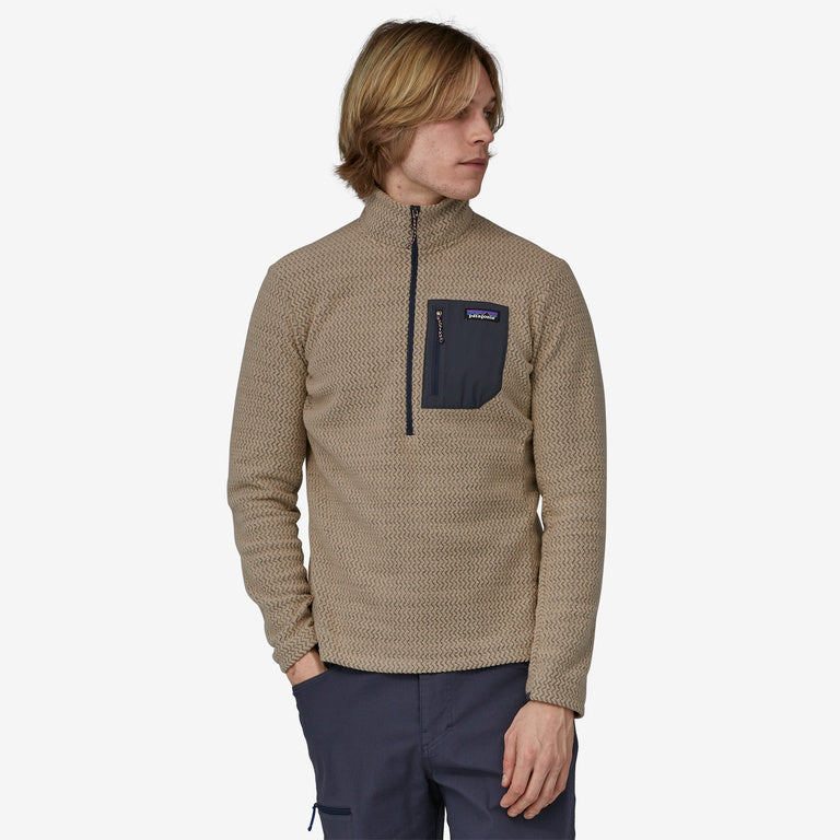 Patagonia M R1 Air Zip Neck OAR TAN