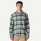 Patagonia M LW Fjord Flannel FOGGY VIRTUALLY BLUE