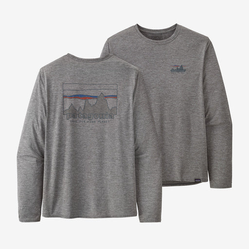 Patagonia M LS Capilene® Cool Daily Graphic Shirt 73' Skyline:FEATHER GREY