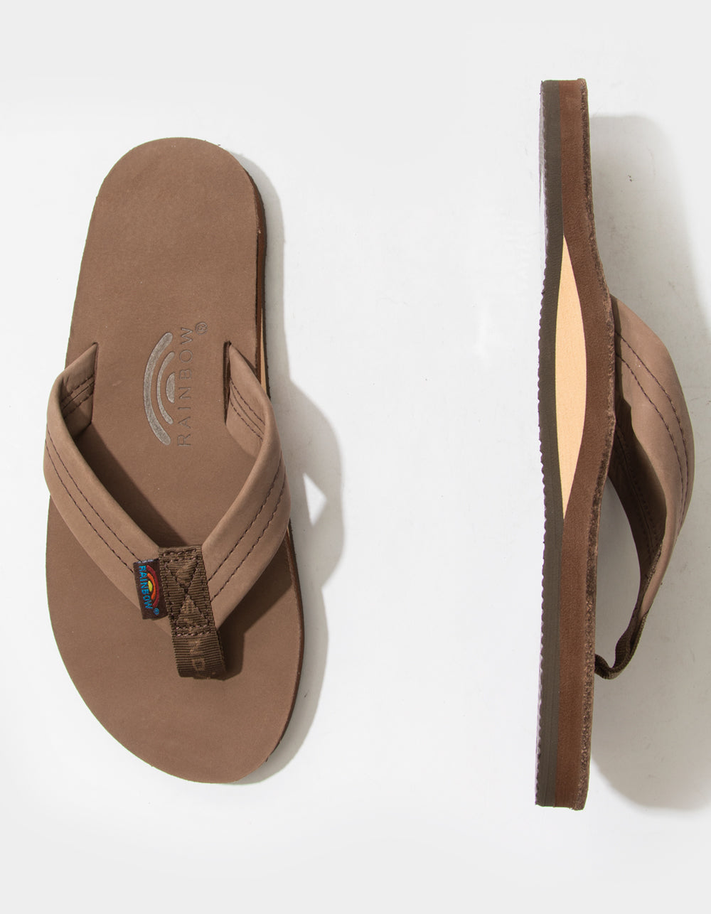 Rainbow M Premier Leather Single Layer DARK BROWN