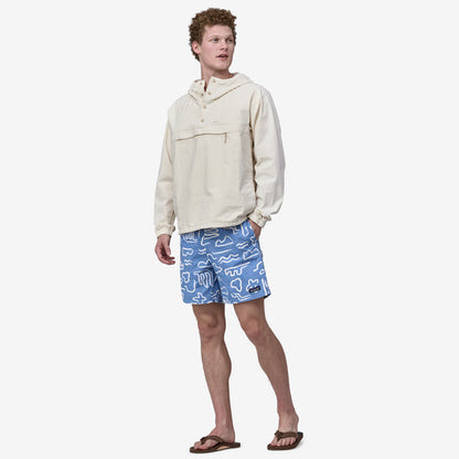 Patagonia M Funhoggers Shorts CHANNEL VESSEL BLUE