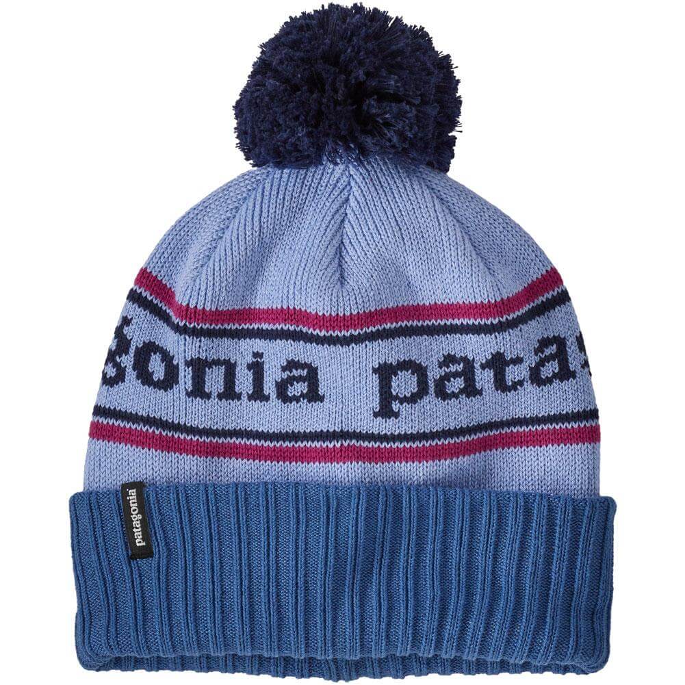 Patagonia Kid's Powder Town Beanie PARK STRIPE: BELUGA