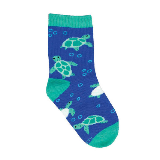 Socksmith Kids Bubbly Turtles BLUE