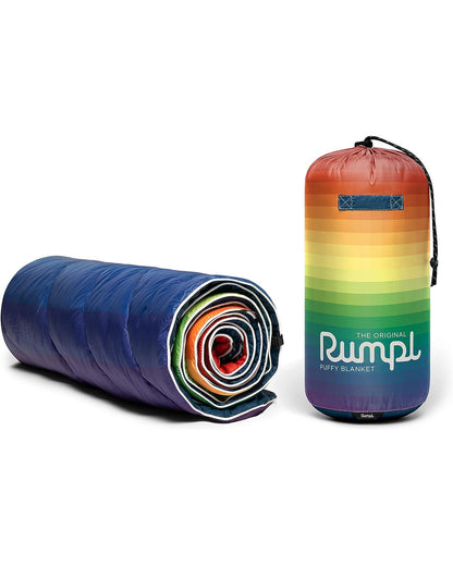 Rumpl Original Puffy Blanket RAINBOW PRISM