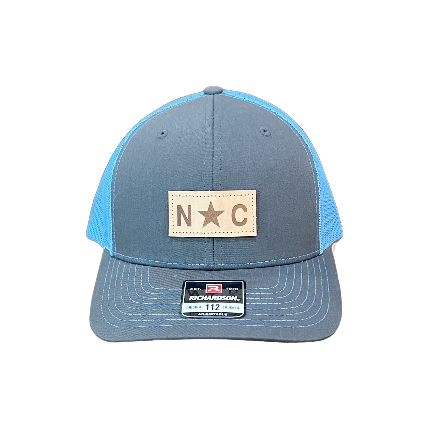 Richardson N Star C Leather Patch CHARCOAL/COLUMBIA