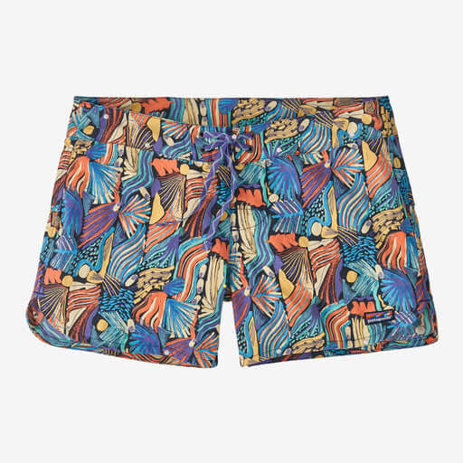 Patagonia W Wavefarer Board Short JOY SOUND BLUE
