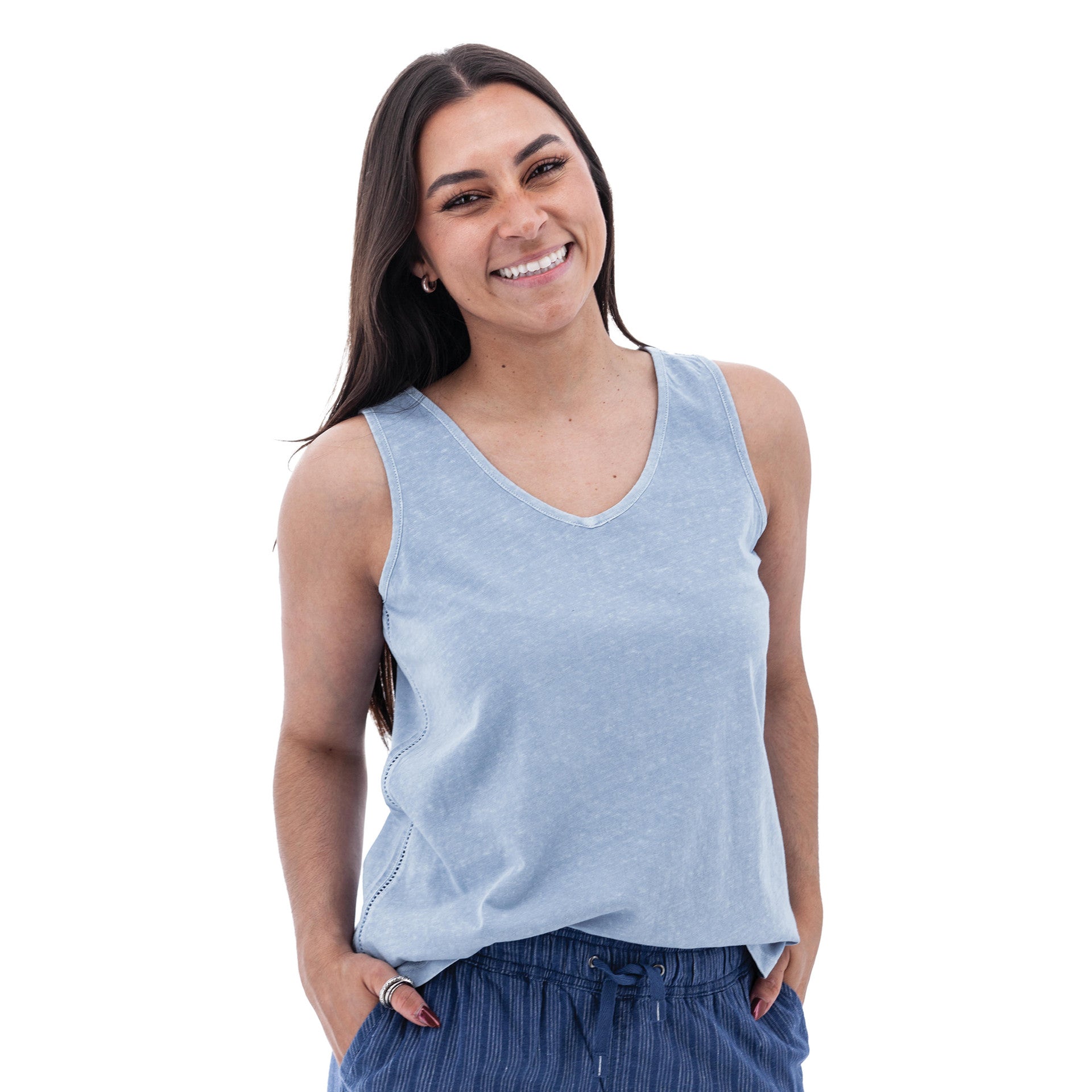 Aventura W Simone Tank Top FOREVER BLUE