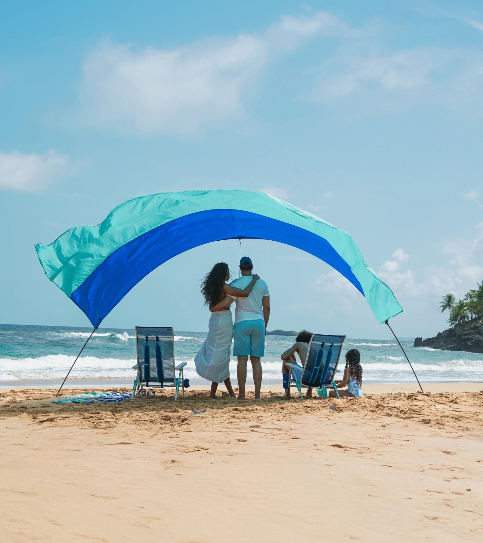 Shibumi Shade Regular With Wind Assist BLUE / TEAL
