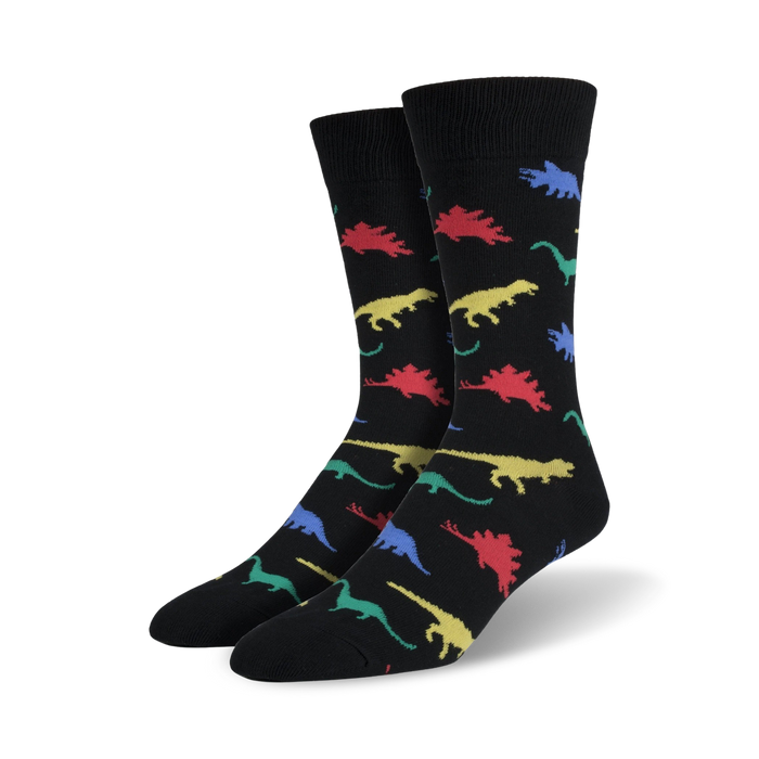 Socksmith M Dinosaur BLACK