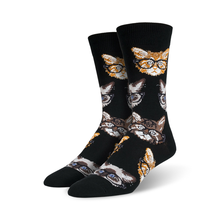 Socksmith W Kittenster BLACK/BROWN