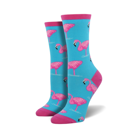 Socksmith W Flamingo SKY BLUE