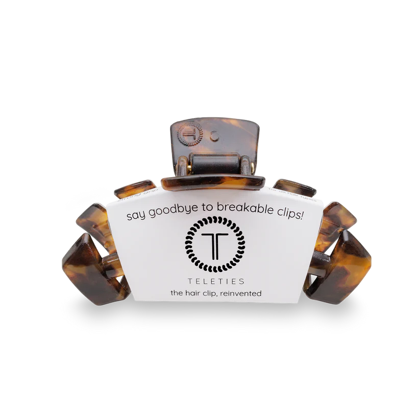 Teleties Medium Classic Hair Clip TORTOISE