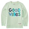 Life is Good Kids Simply True Crew Good Vibes SAGE GREEN