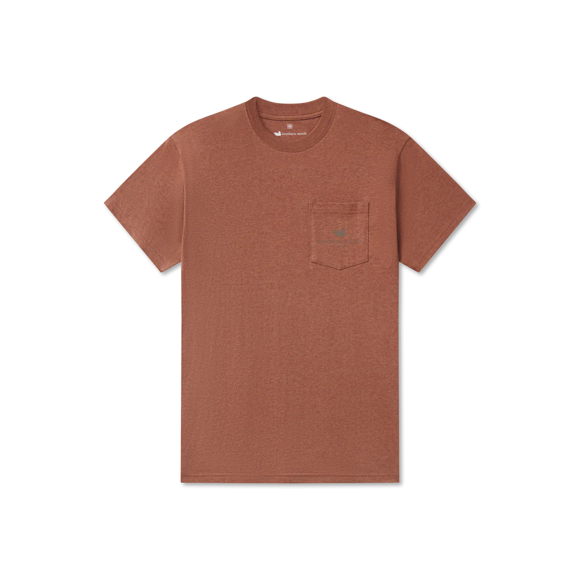 Southern Marsh M SS Inflight Camo Tee WASHED WALNUT