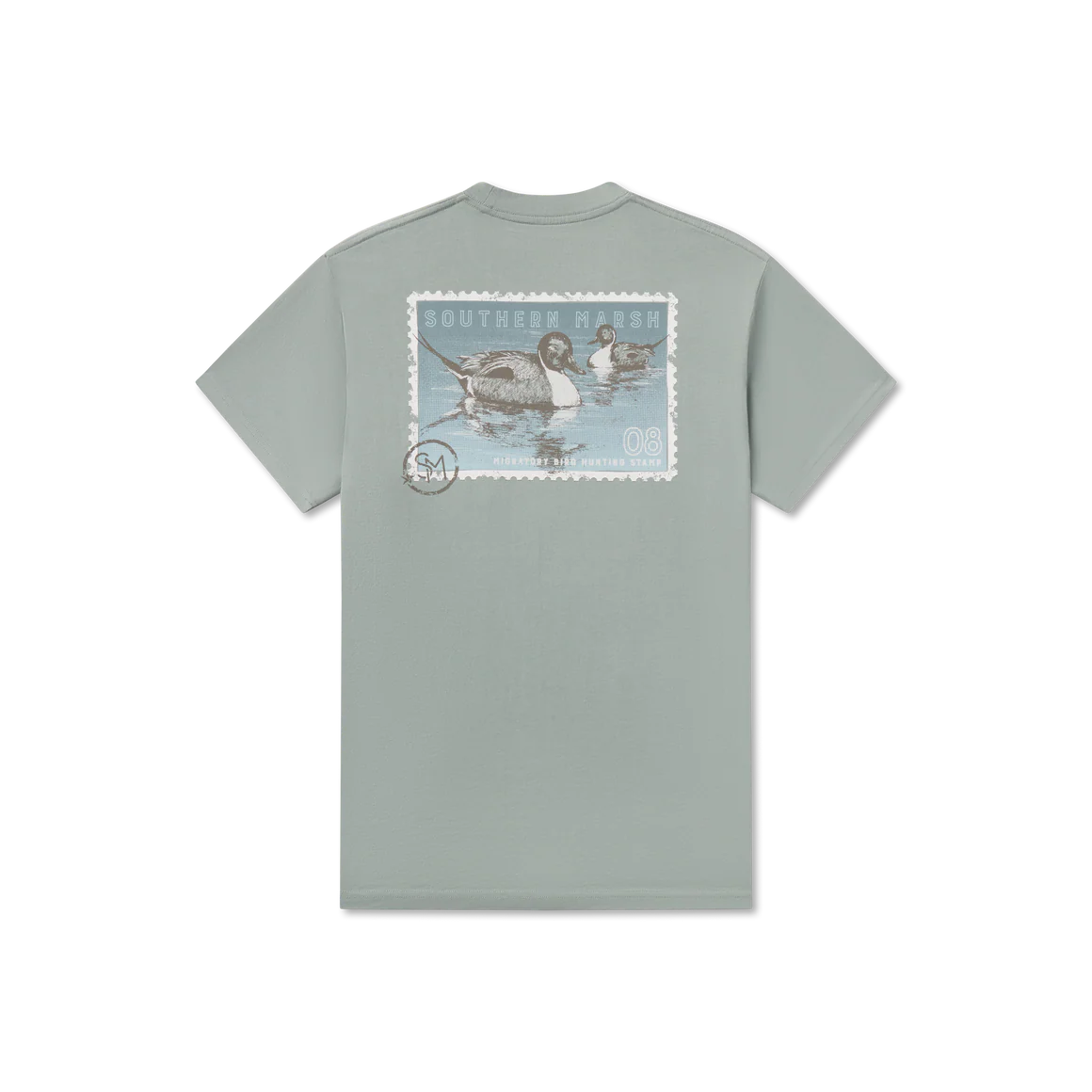 Southern Marsh M SS Duckstamp Tee BURNT SAGE