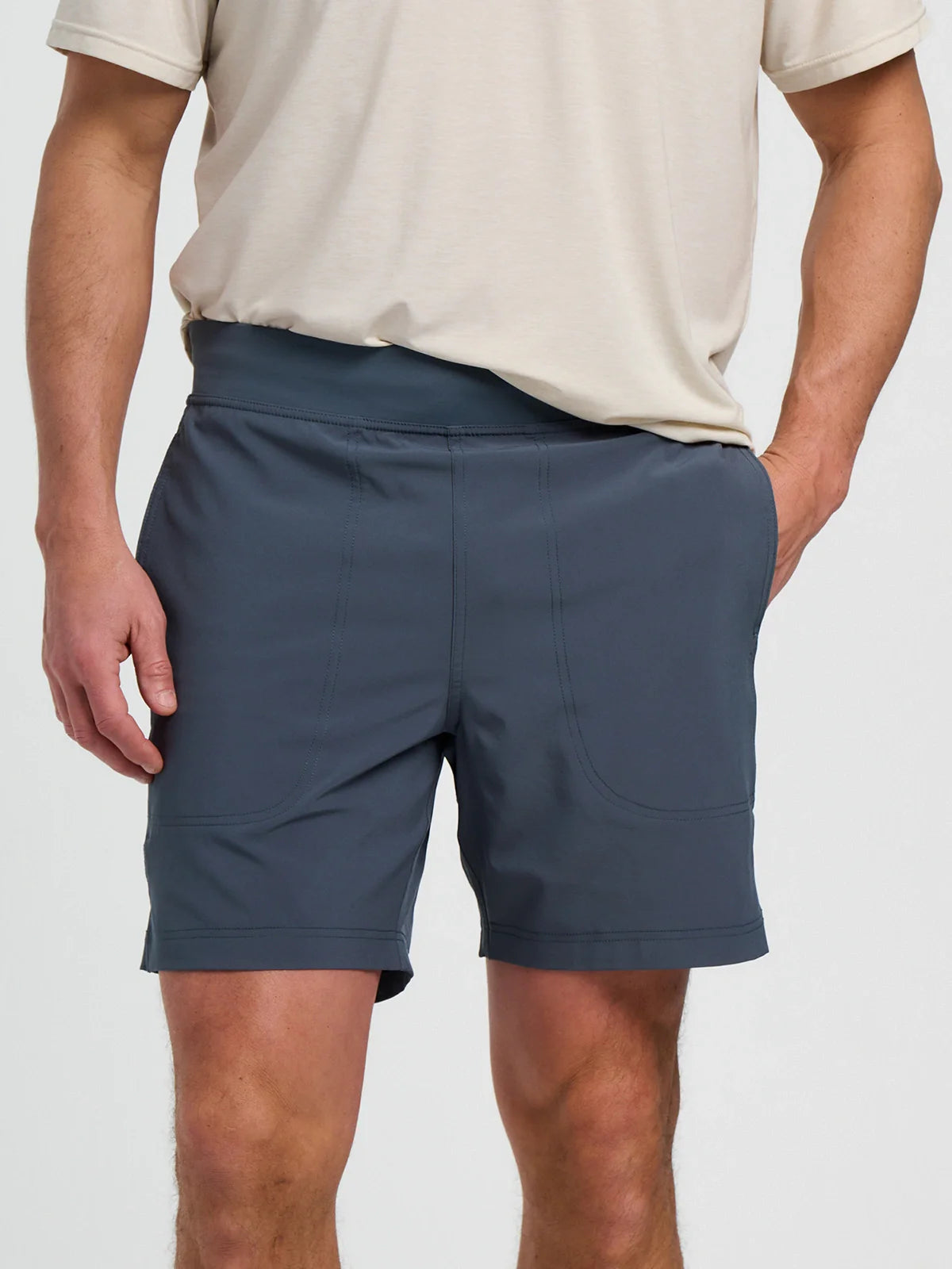 Free Fly M Active Breeze Short 7" STORM CLOUD