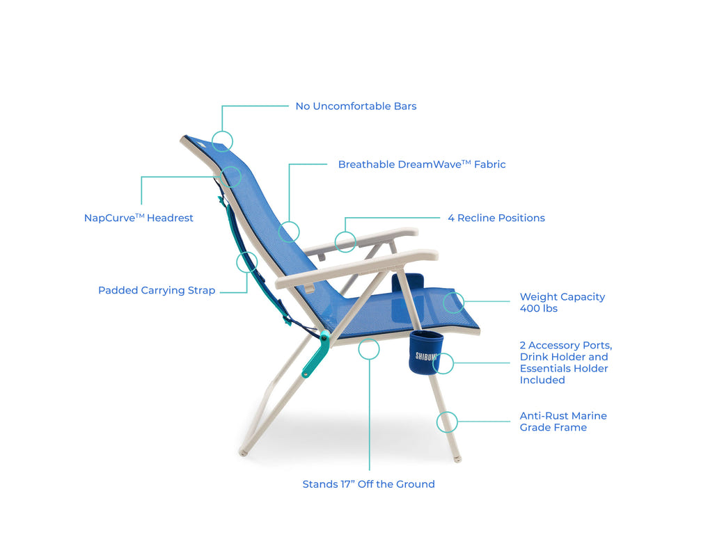 Shibumi Chair Tall SEA BLUE