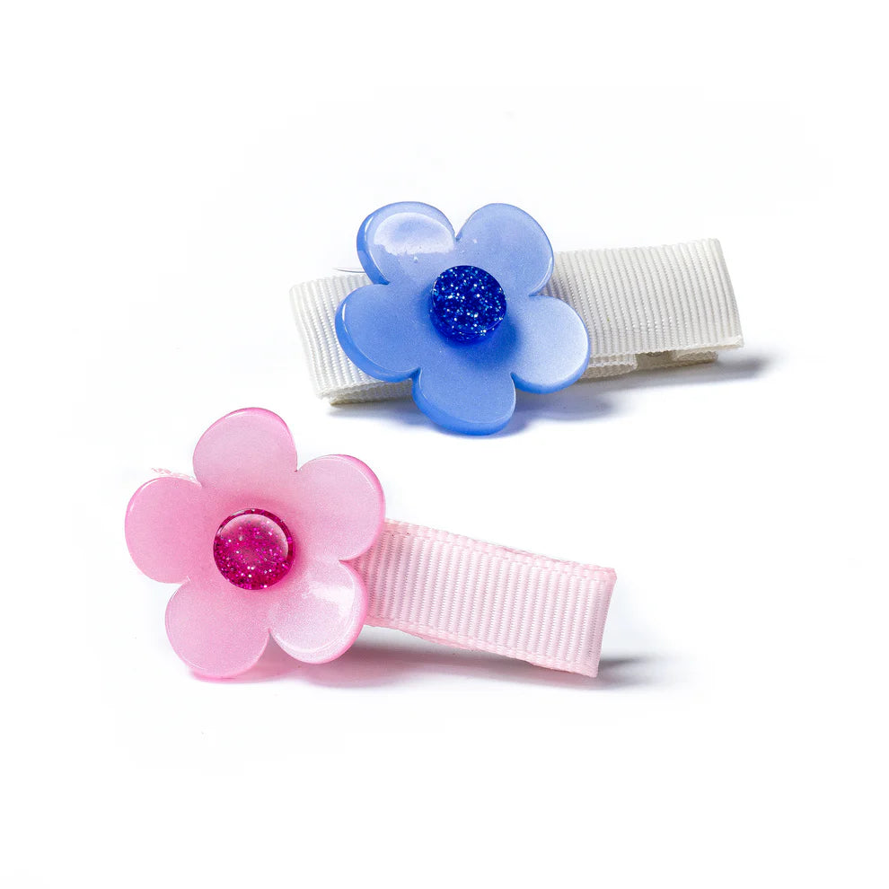 Lilies & Roses Flower Vania Baby Hair Clip