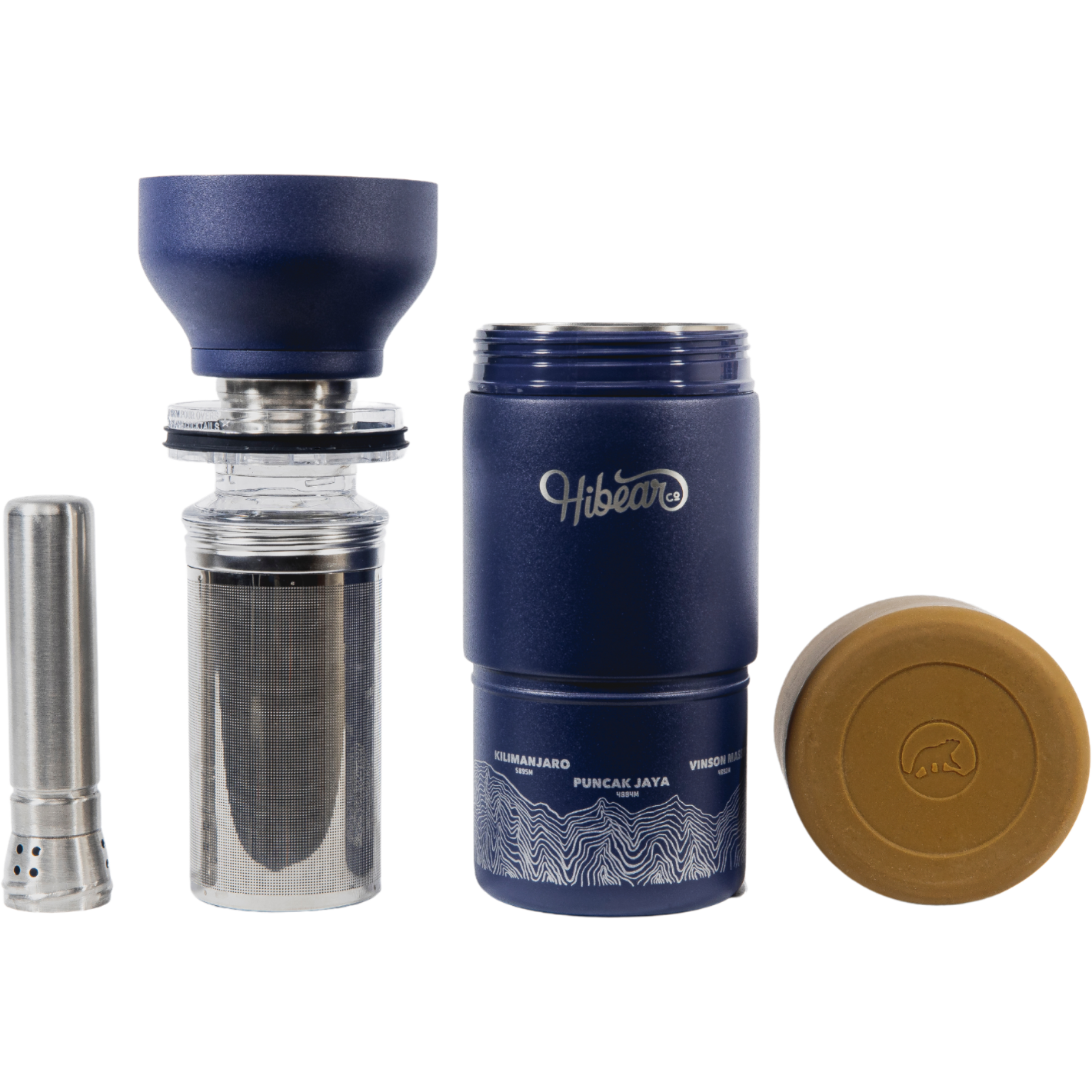 Hibear All Day Adventure Flask 32oz BIG BLUE