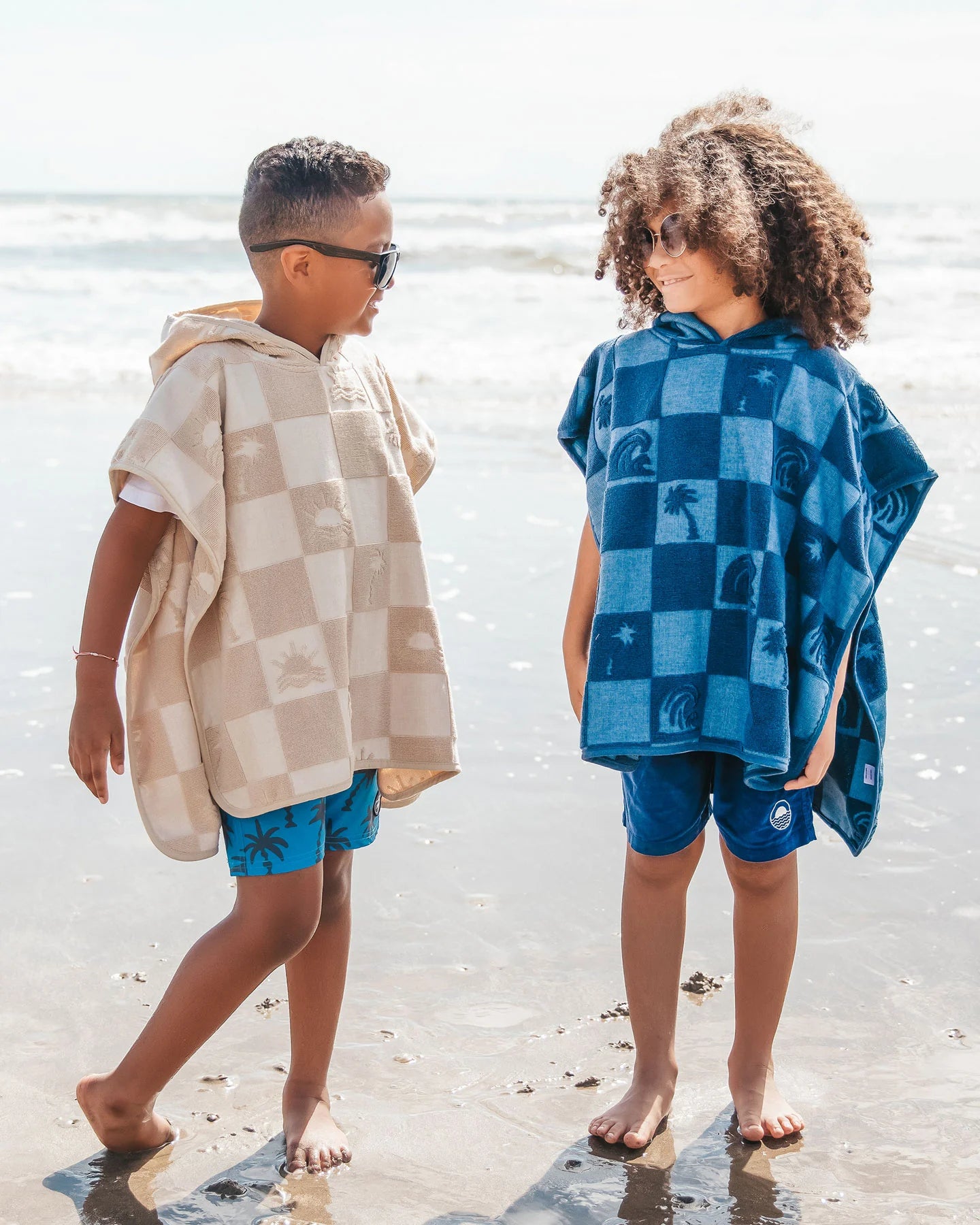 Feather 4 Arrow Kid's El Ray Poncho SAND