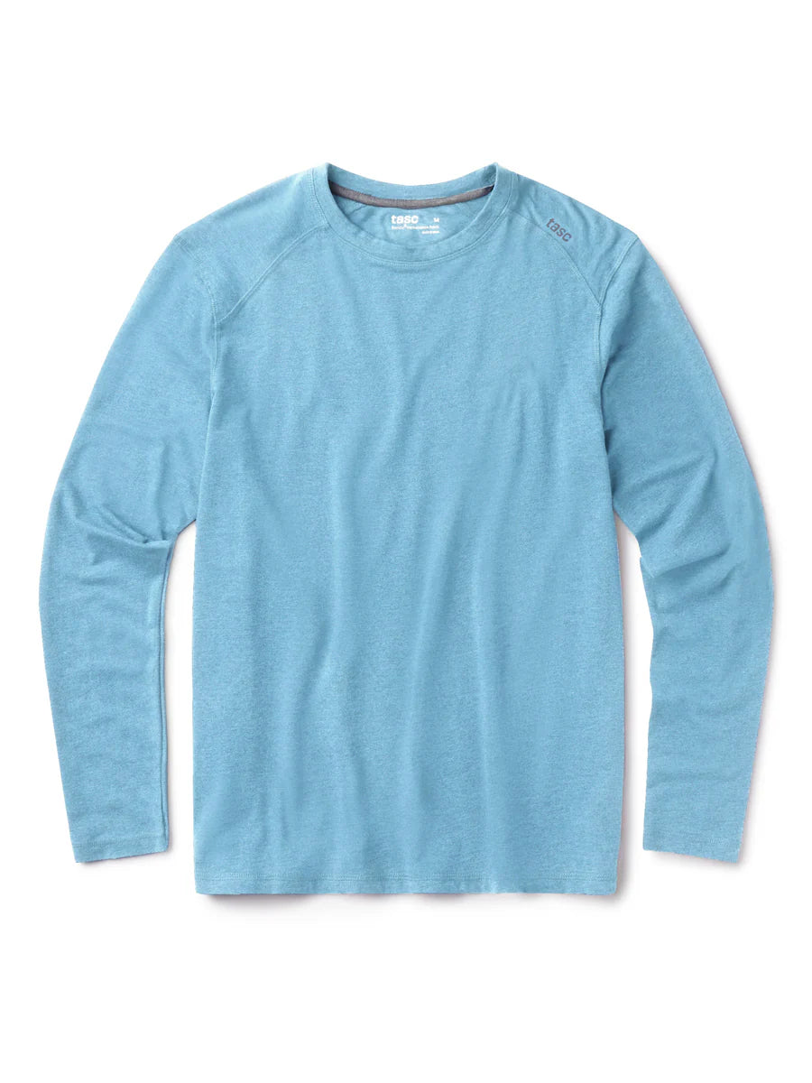 Tasc M LS Carrollton Tee GEYSER HEATHER