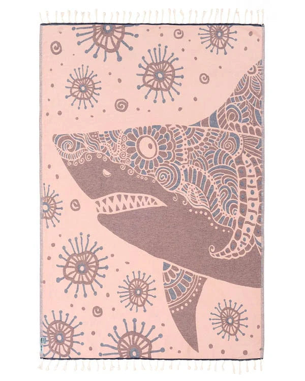Sand Cloud Mrs Shark Beach Towel MOONLIT OCEAN - LG