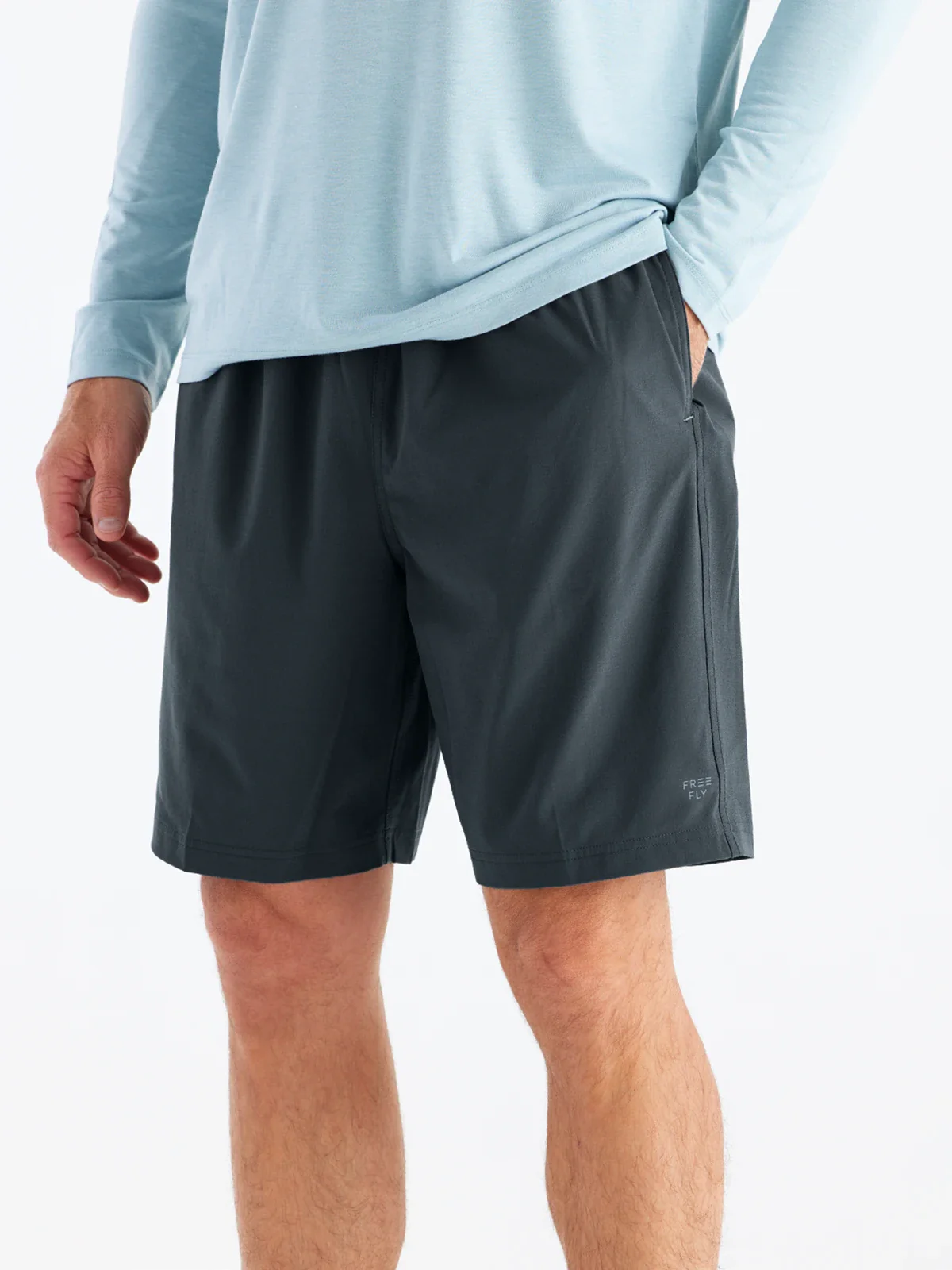 Free Fly M Breeze Short 8" STORM CLOUD