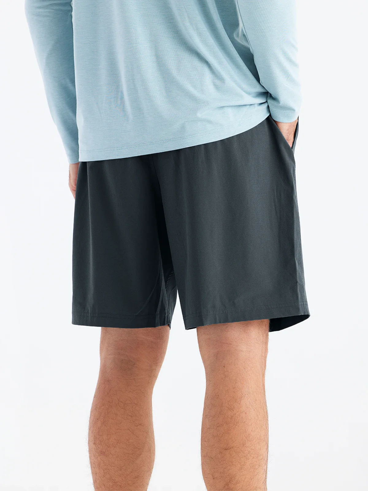 Free Fly M Breeze Short 8" STORM CLOUD