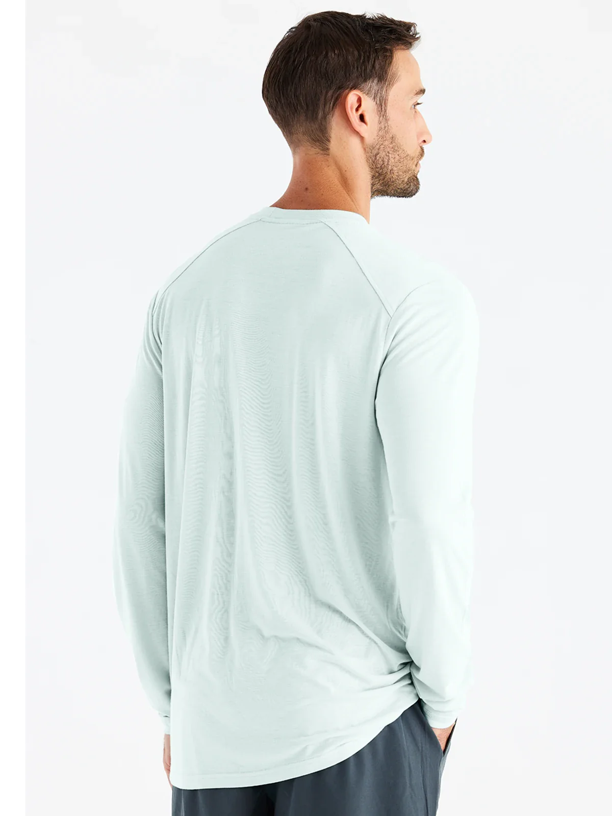 Free Fly M Lightweight Bamboo LS GLACIER