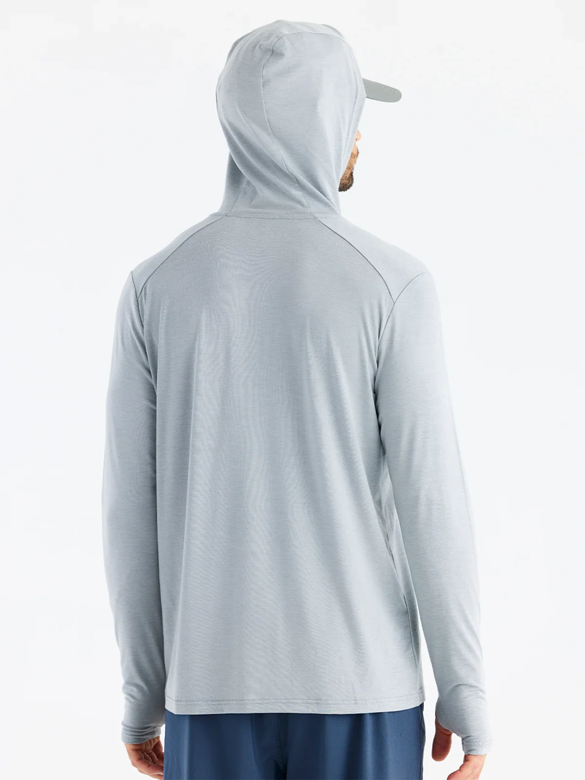 Free Fly M Bamboo Shade Hoodie HEATHER ASPEN GREY