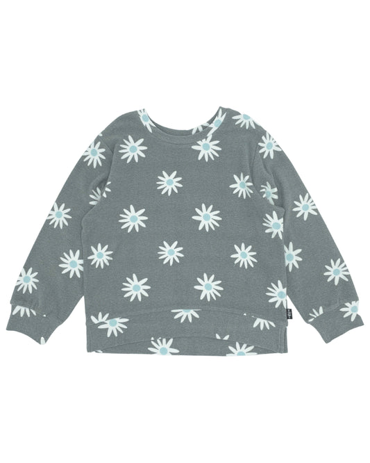 Feather 4 Arrow Girls Rivi Hacci Pullover CHARCOAL