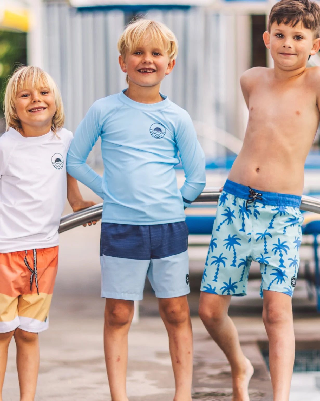 Feather 4 Arrow Boys Seafarer Hybrid Short TWILIGHT