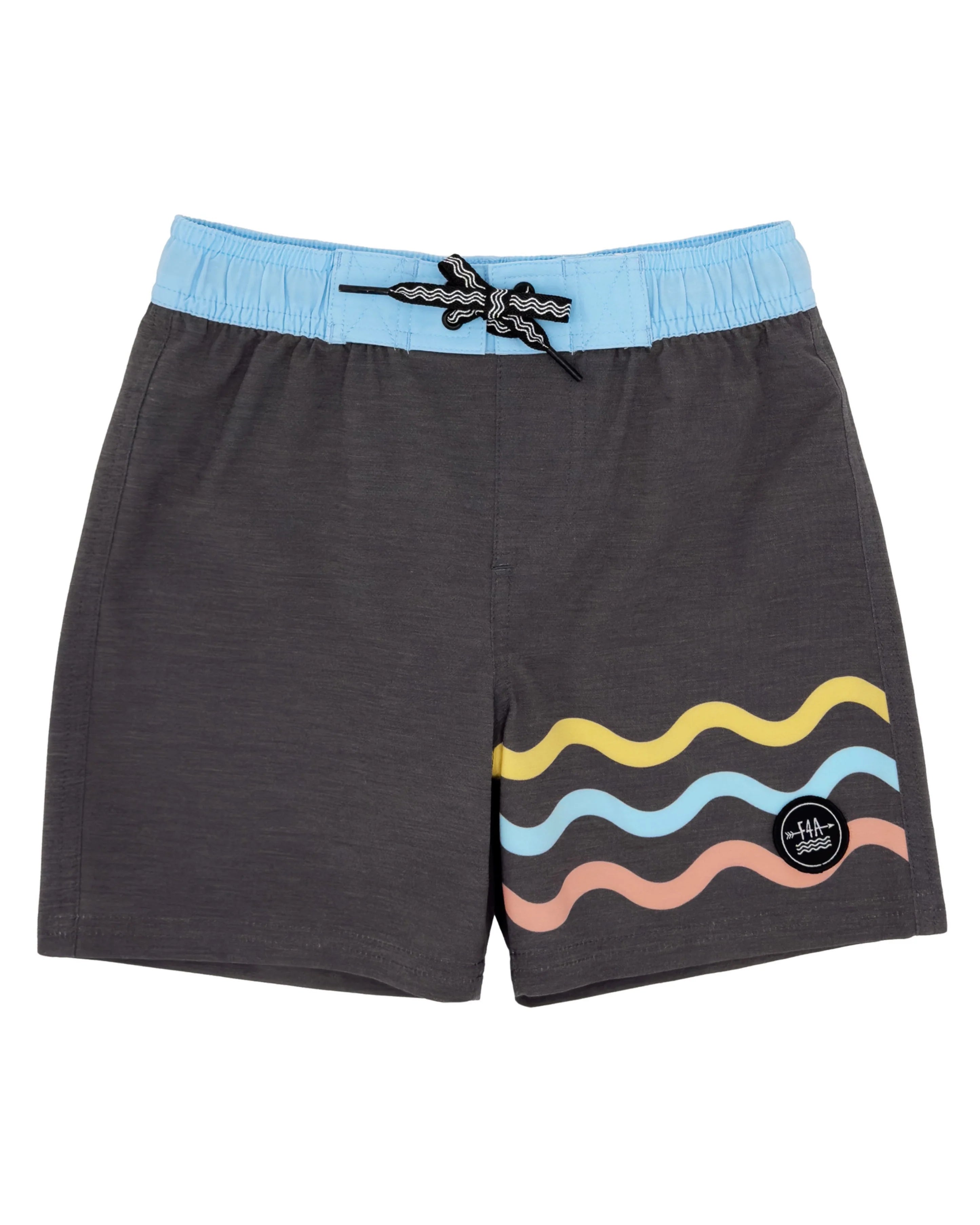Feather 4 Arrow Boys Wave Bound Boardshort LAVA ROCK