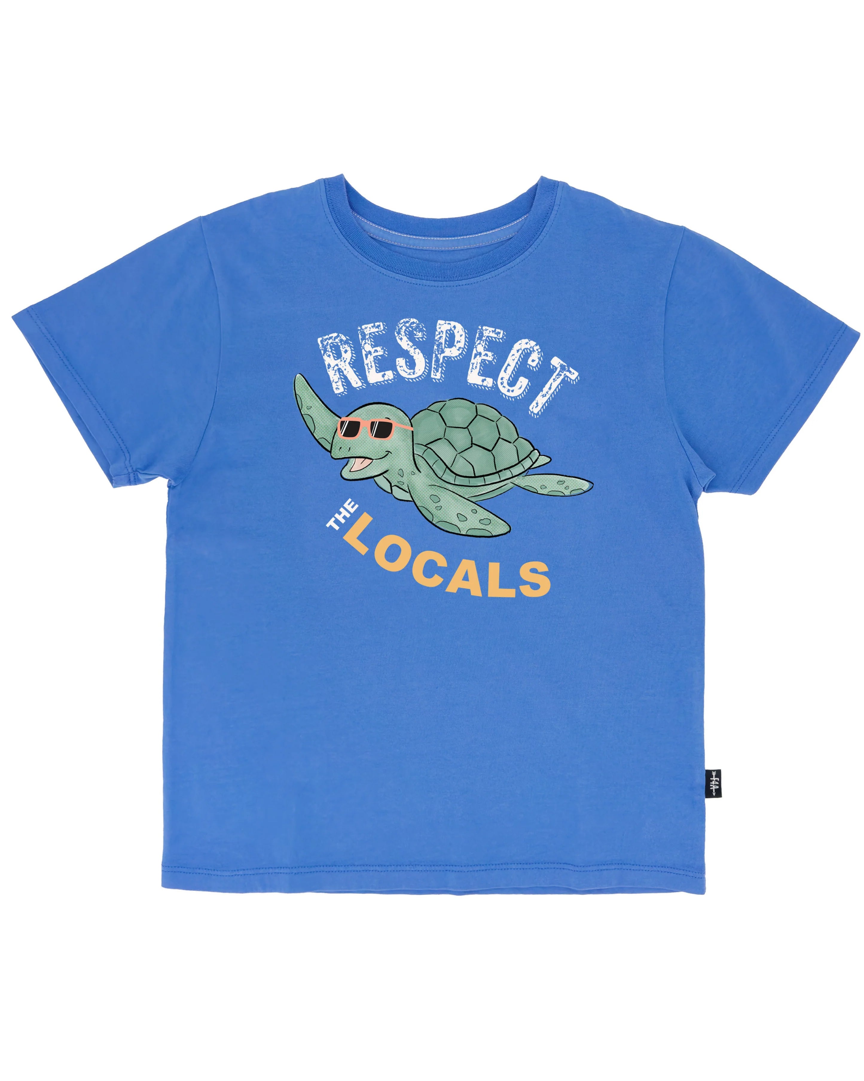 Feather 4 Arrow Boys SS Respect the Locals Tee MARINA
