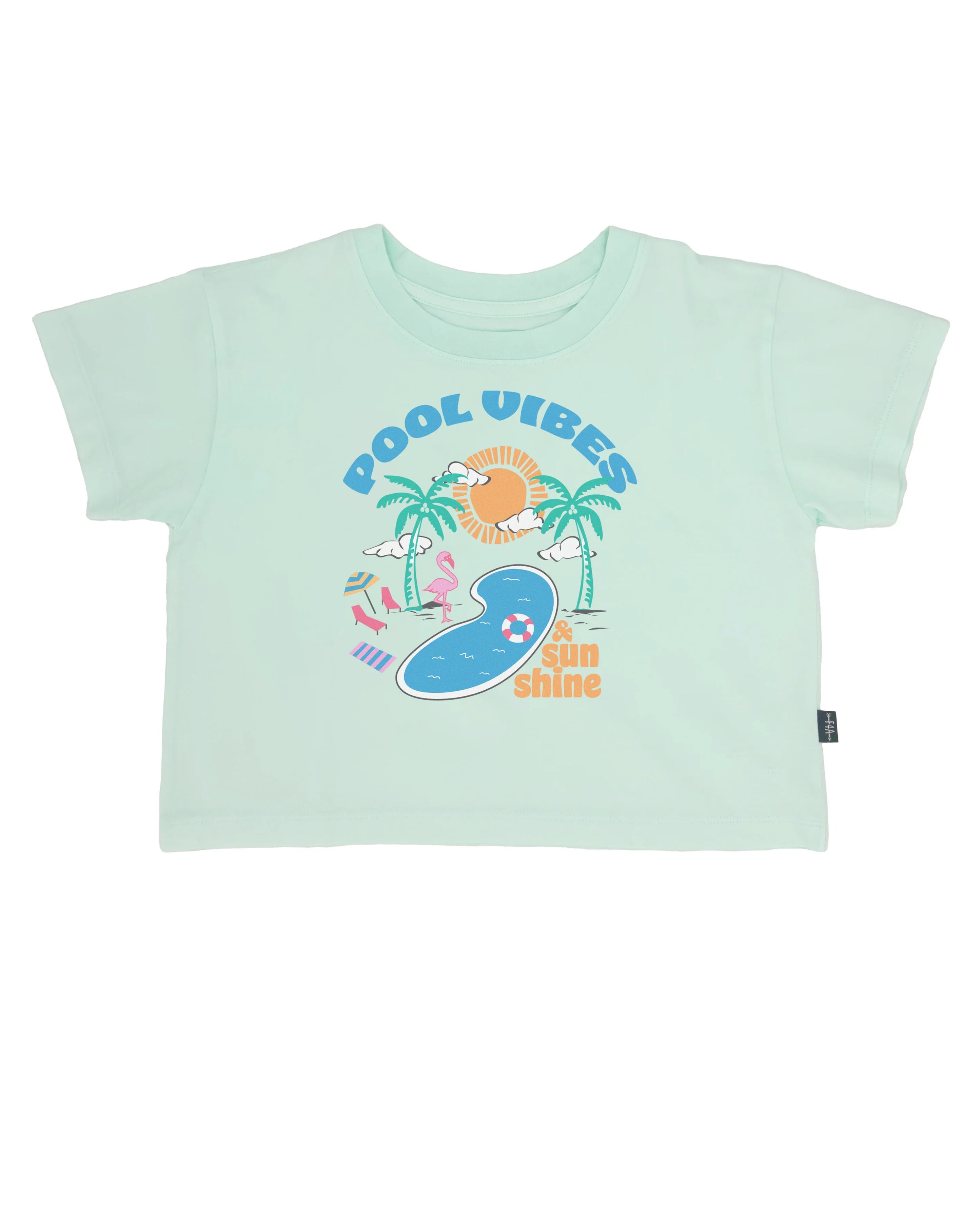 Feather 4 Arrow Girls SS Pool Vibes Tee SALTWATER
