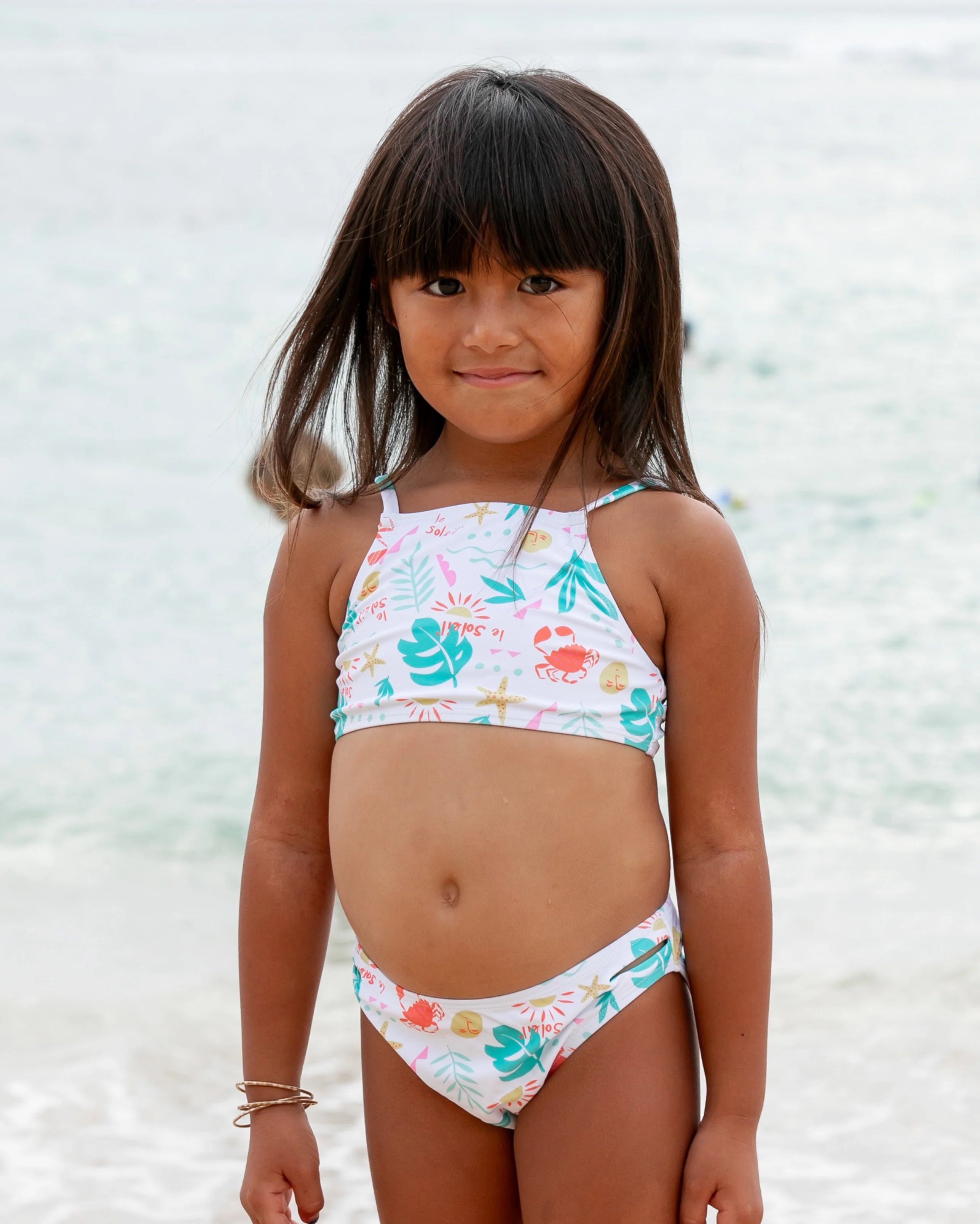 Feather 4 Arrow Girls Sunray Bikini ECRU