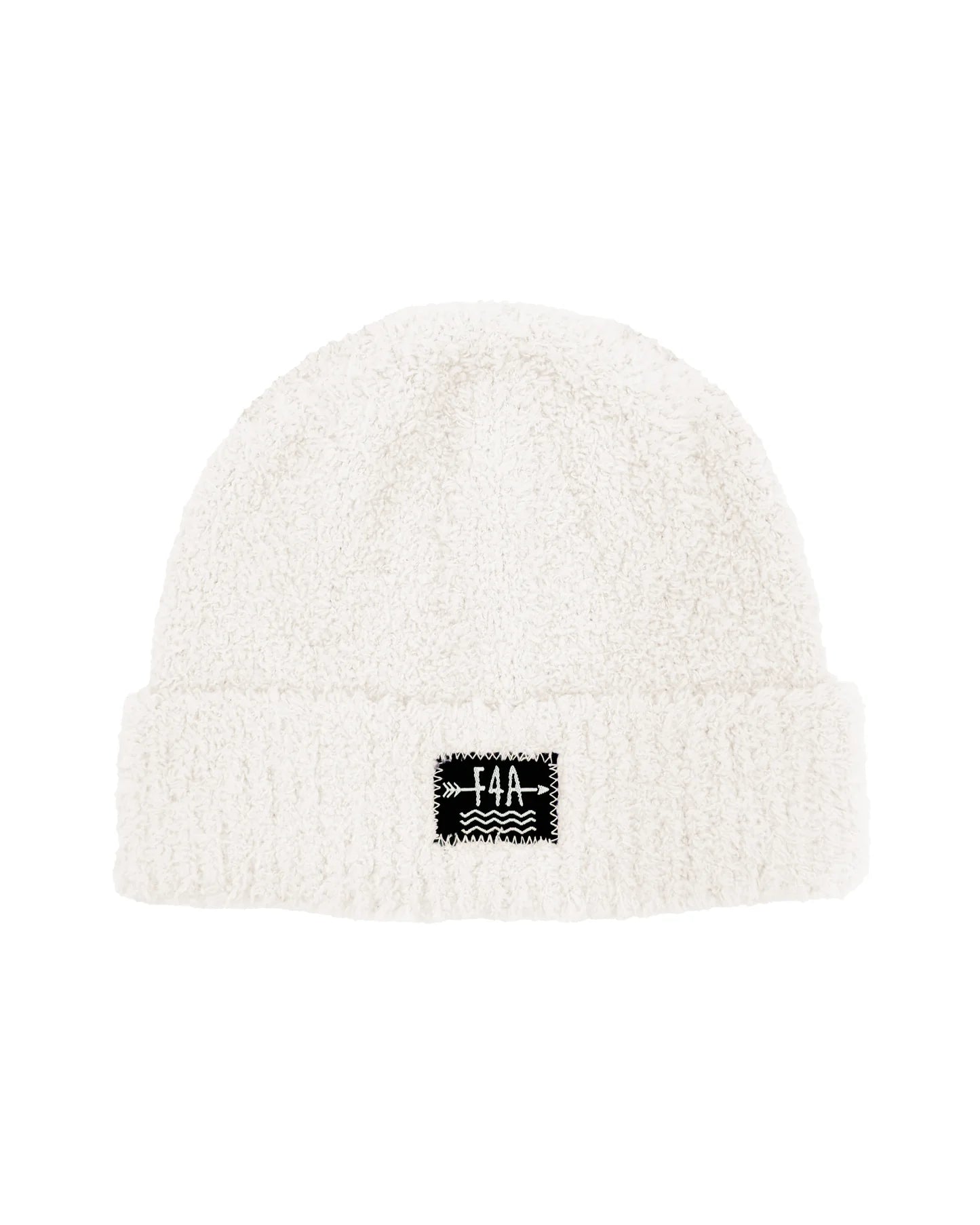 Feather 4 Arrow Tate Plush Beanie IVORY