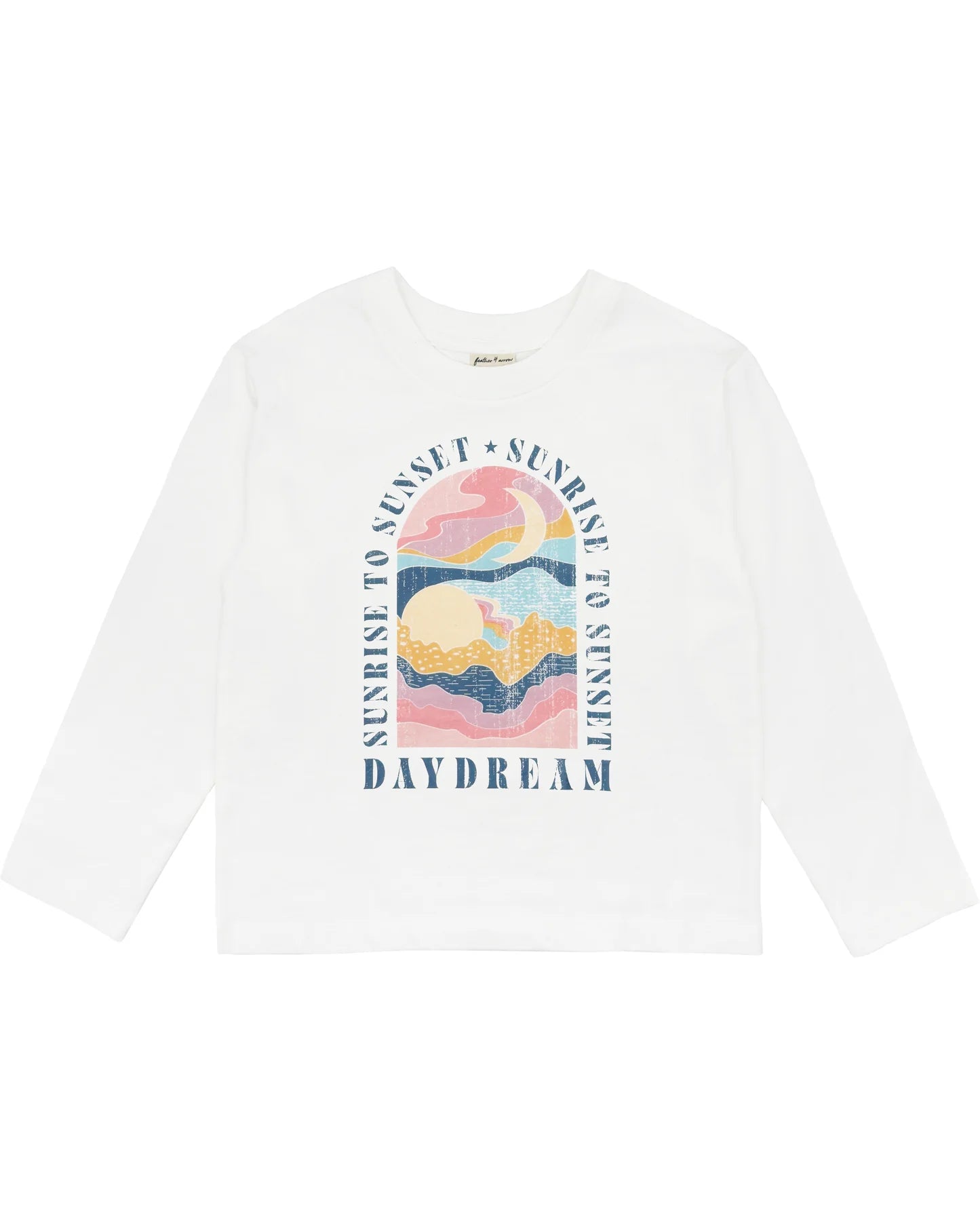 Feather 4 Arrow Girls LS Daydream Tee IVORY