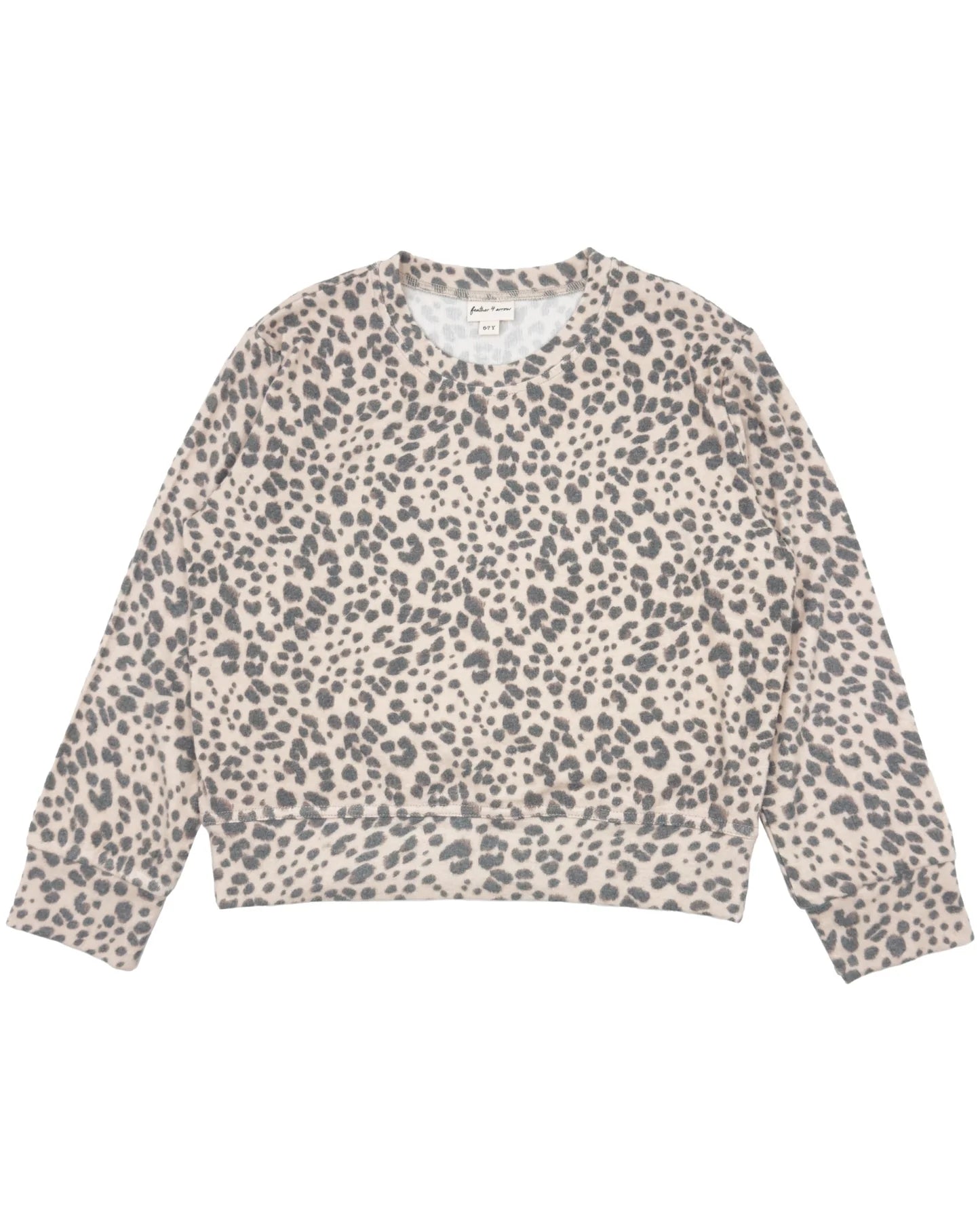 Feather $ Arrow Girl's Luna Hacci Top SAND