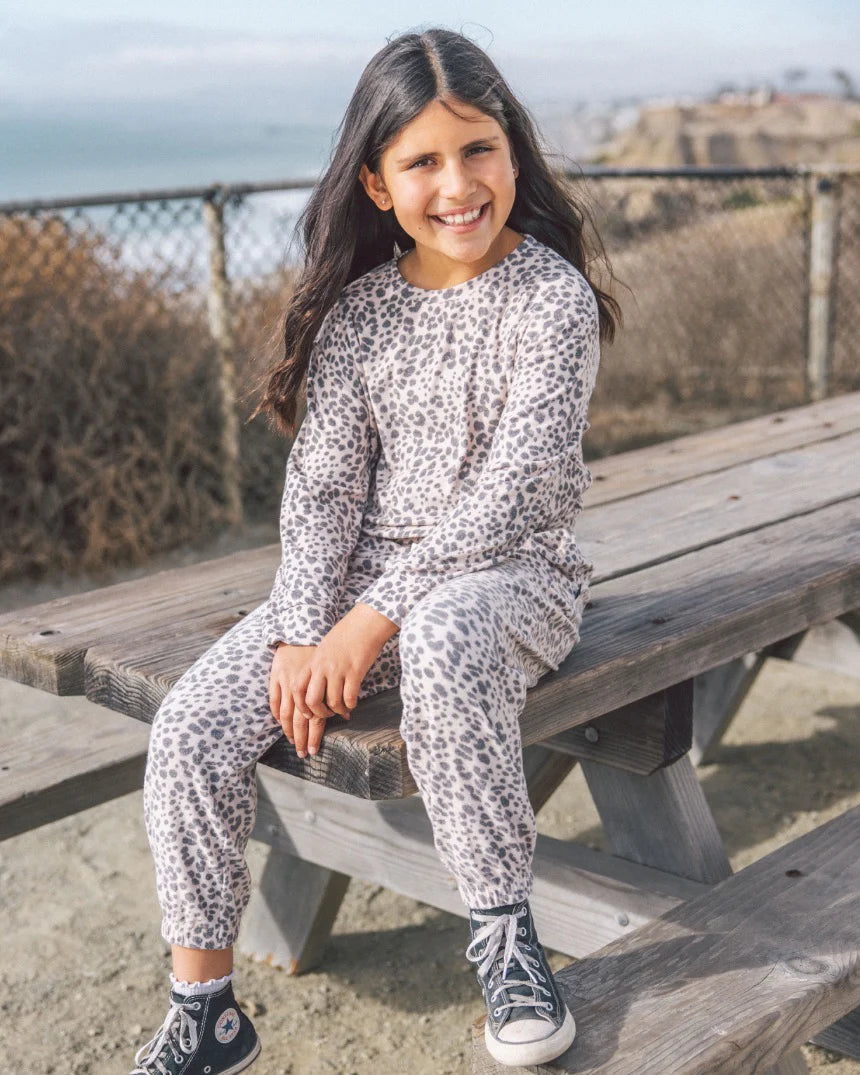 Feather $ Arrow Girl's Luna Hacci Top SAND