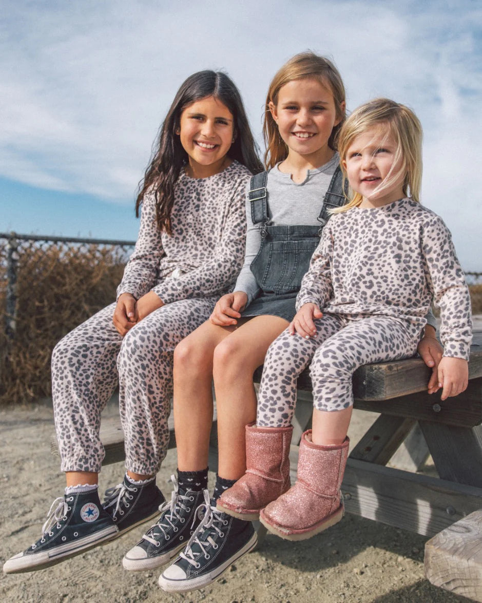 Feather $ Arrow Girl's Luna Hacci Top SAND