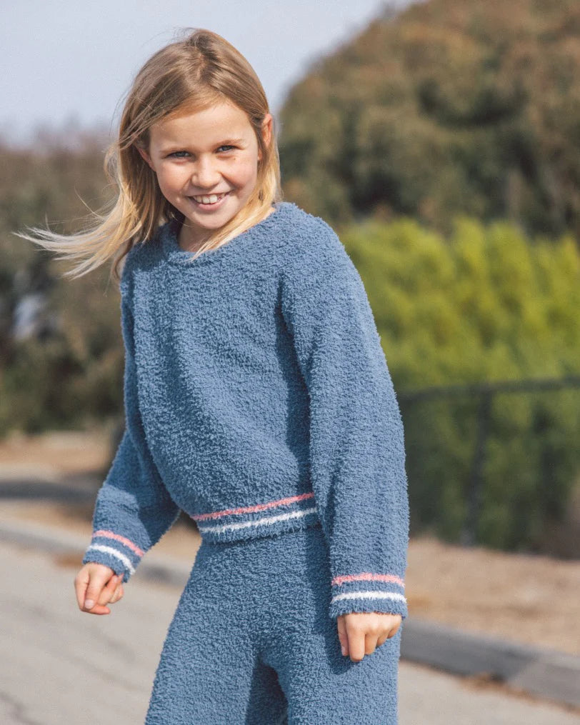 Feather 4 Arrow Girls Dreamer Knit Top DUSTY BLUE