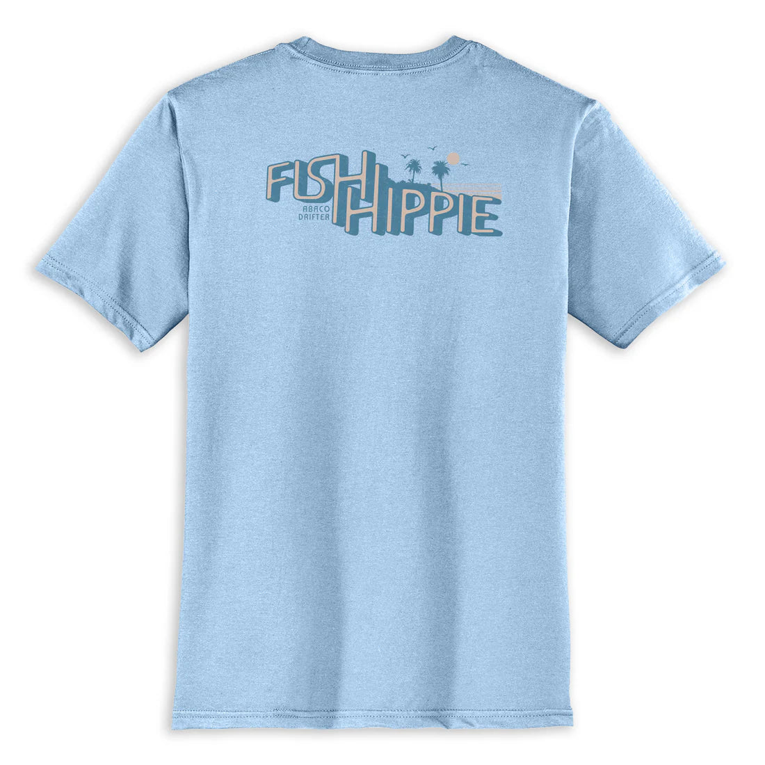 T-shirt à manches courtes Fish Hippie M Abaco Drift Tee AZURE