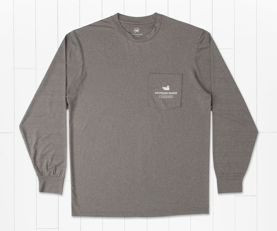 Southern Marsh M LS FieldTec Feather Offroad Rodeo Tee GRY