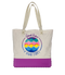 Bogg Printed Canvas Bag GOOD VIBES