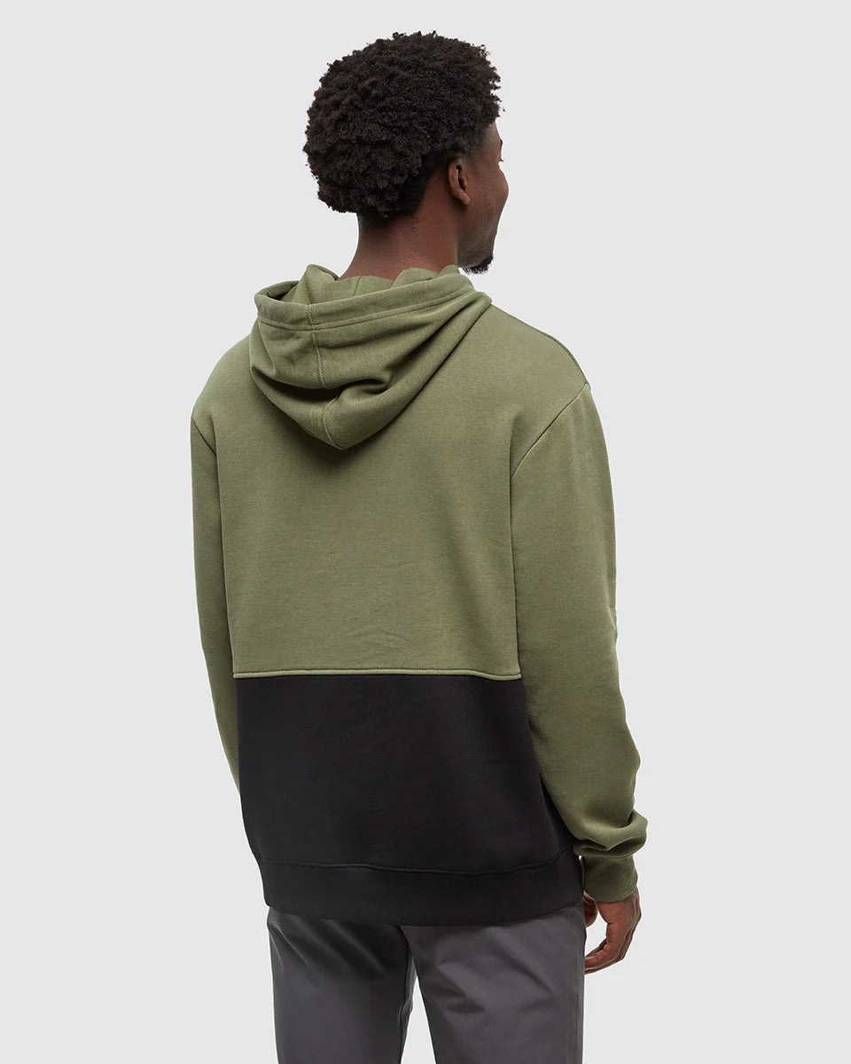 tentree M Howson Hoodie DEEP OLIVE / METEORITE BLACK