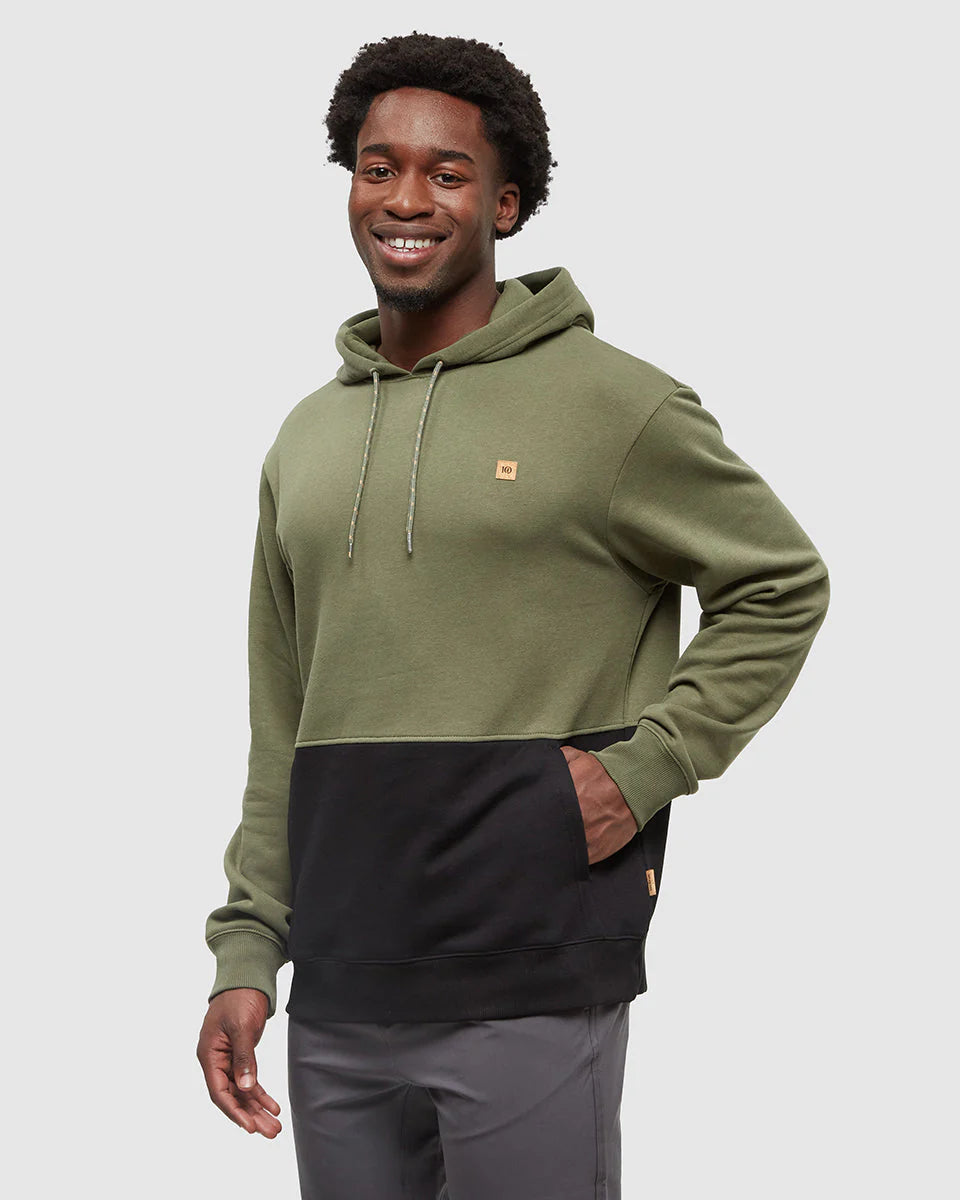 tentree M Howson Hoodie DEEP OLIVE / METEORITE BLACK