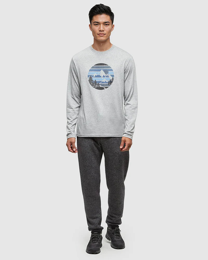 tentree M LS Secret Sasquatch Tee HARBOUR GREY