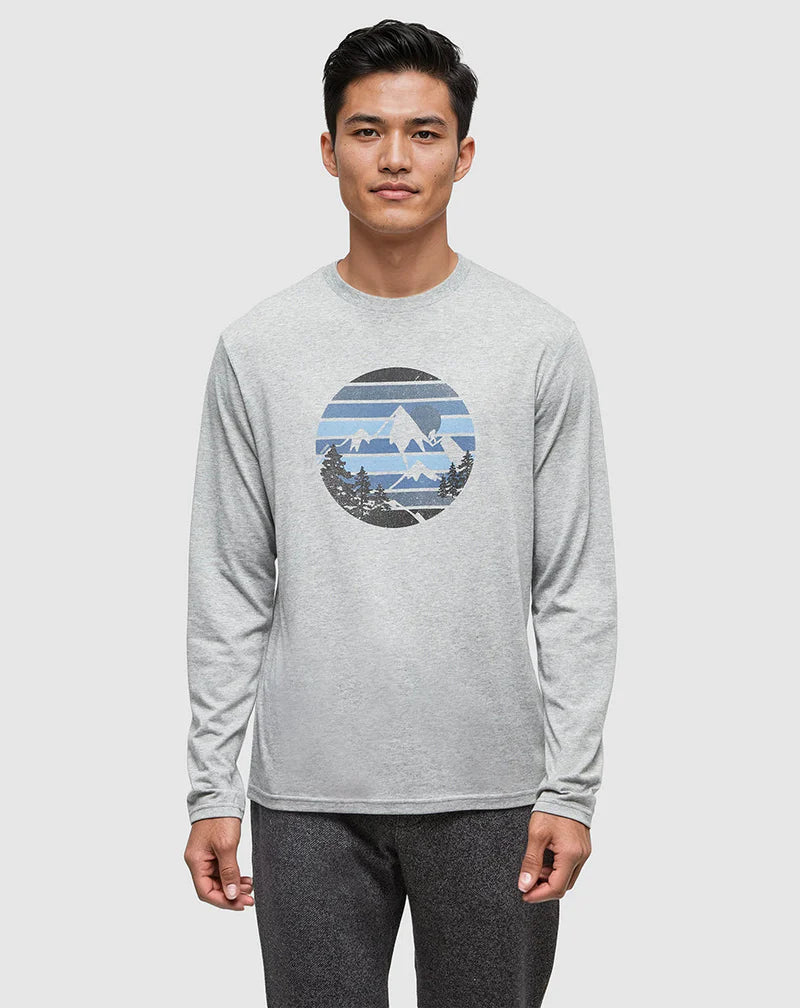 tentree M LS Secret Sasquatch Tee HARBOUR GREY
