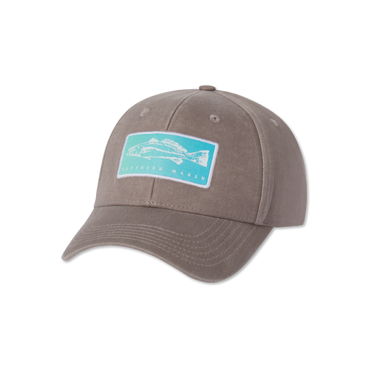 Southern Marsh Washed Hat Trout Fade DARK GRAY